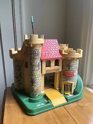 Vintage 1974 Little People Fisher Price Play Family Castle #993 CASTLE ONLY • $49.99