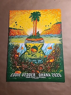 Eddie Vedder Poster Ohana Festival 2020 Artist Munk One  • $85