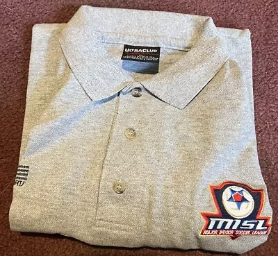 NEW VINTAGE MISL SOCCER TRAVEL SHORT SLEEVE  SHIRT MISL RETRO Men's Med • $3.99