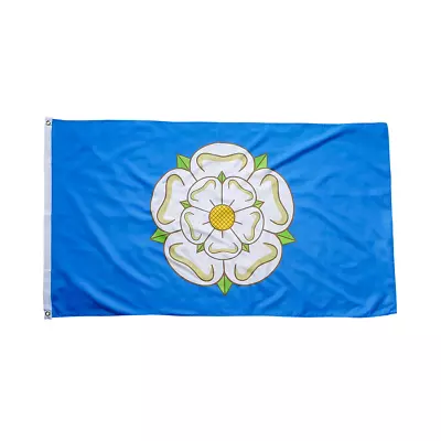 Yorkshire Rose Flag  5x3' - Premium 75D Polyester - £6.49 Inc. Free Delivery • £6.49