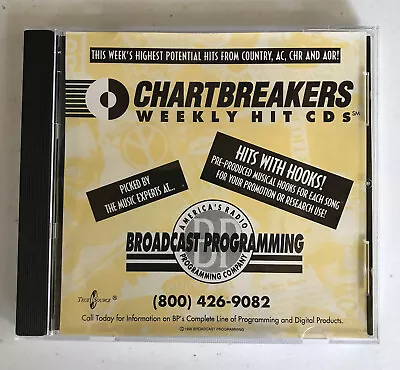 Chartbreakers Weekly Hits CD  August 11 1995 Broadcast Programming CHW-3295 • $12.99