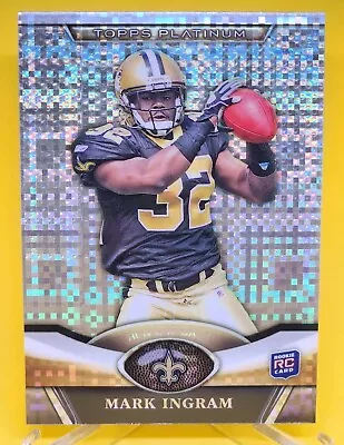 Mark Ingram 2011 Topps Platinum Football  X-Fractor Parallel  Rookie Card #120 • $0.05