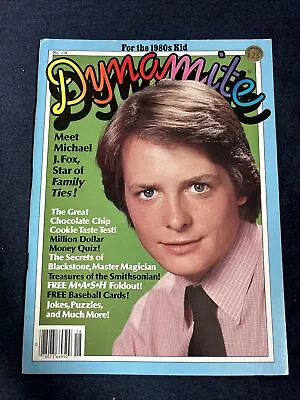 1984 Dynamite Magazine - #118 Michael J. Fox - Baseball Cards - MASH Poster 9 • $8
