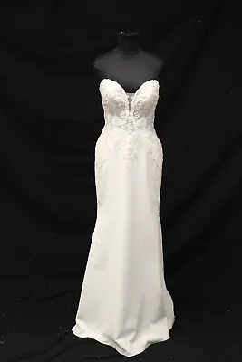 Martina Liana 1362 Bridal Wedding Gown Dress Sz 12 • $3.25