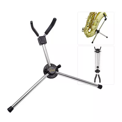 Foldable Tenor Saxophone Stand Sax Metal Floor Stand Holder  Q9K7 • $28.68