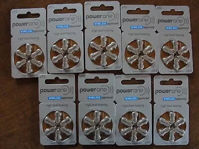 54 Power One Hearing Aid Batteries Size 312 P312 - Expiration Date January-2026 • $8