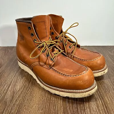 Red Wing 10875 Traction Tred 6 Inch Soft Toe Moc Moccasin Boots US 12 D • $172.20