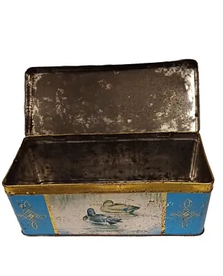 Jacob And  Co Liverpool  Vintage Biscuit Tin [Empty] Ducks  • £15.06