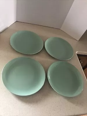 Ikea 10 1/2” Sea Foam Stoneware Plate's   Set Of 4 • $22