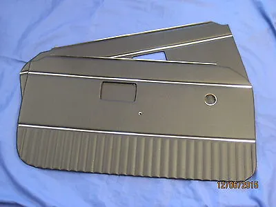  Mg   New Pair Black Mgb Door Trim Panels Chrome Trim 70/76   H32 Door Cards *** • $112