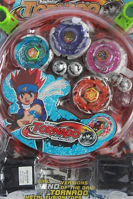 LED Light Up Top Metal Master Fusion Rapidity Fight Beyblade W/ Stadium Launcher • $11.99