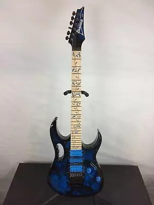 Excellent Ibanez JEM77P JEM Series Steve Vai Signature Electric Guitar Blue Flo • $1367.99