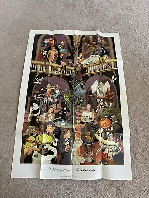 The Sandman 20 Years Celebration Promo Poster 39  X 27  Vertigo Dc 2008 • $14