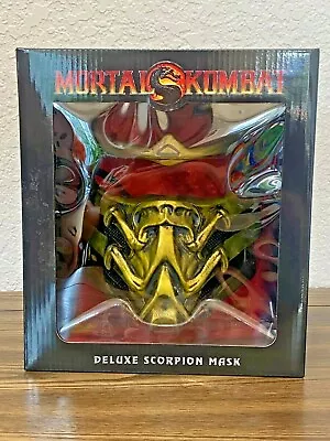 $39.95 • Buy  Mortal Kombat Scorpion Deluxe Mask Trick Or Treat Studios NEW