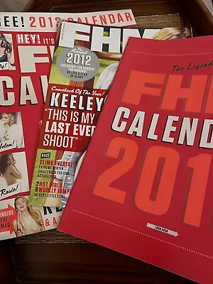£40 • Buy FHM Magazine Jan 2013 - Keeley Hazell - Helen Flanagan PLUS 2013 Calendar (MINT)