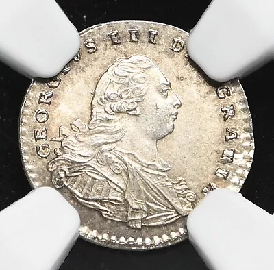 GREAT BRITAIN. George III Silver Maundy Penny 1792 NGC MS65 Gem BU • $250