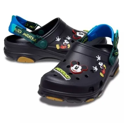 Disney Parks Mickey Mouse & Company Adjustable Stap Crocs Clogs For Adults NEW • $99.95