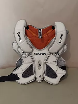 Maverick Rome Shark Gel White/Black Kids Lacrosse Chest Protector Vest Size L • $39.99