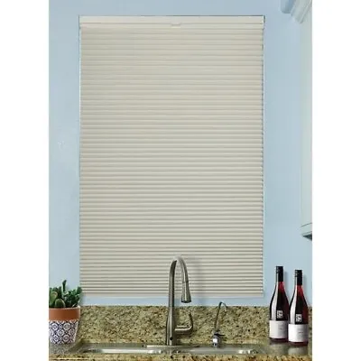 White Top Down Bottom Up Cordless Blackout Cellular Shade - 35.5 In W X 72 In • $69.99