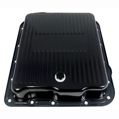 RPC Automatic Transmission Oil Pan R7599BK; Finned Black Steel For Chevy 700R4 • $42.08