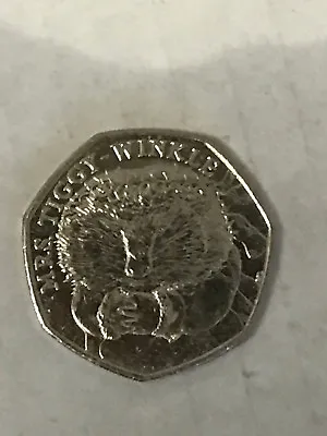 Beatrix Potter Mrs Tiggy Winkle  50 Pence British Coins 2016 Uncirculated • £4.50