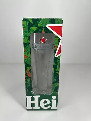 Heineken Beer Drinking Glass Schooner Middy 285ml New In Box Man Cave Bar • $19.95