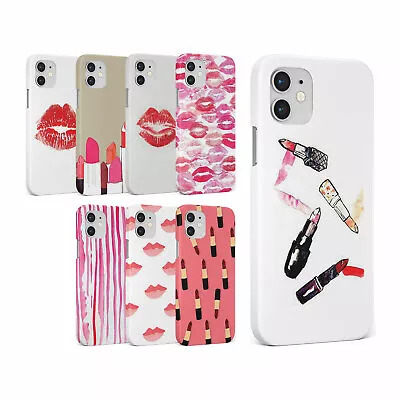 Case For Iphone 15 14 13 12 11 Se 8 Pro Max Hard Phone Cover Lipstick Lips Kiss • £5.99