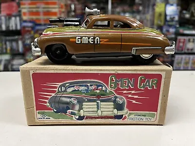 * Vintage Tn Gmen Car Sparkling Friction Toy With Box Made In Japan Nos *st • $150