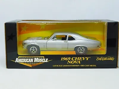 1:18 Scale ERTL American Muscle Limited Edition 32229 1969 Chevy Nova • $79.95