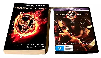 The Hunger Games Paperback By Suzanne Collins & The Hunger Games DVD Region 4 • $20