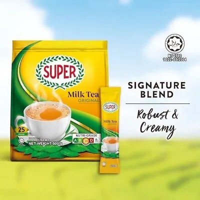 Super 3-In-1 Instant Original Milk Tea Mix 25 Sticks X 20g ~ US SELLER • $15.75