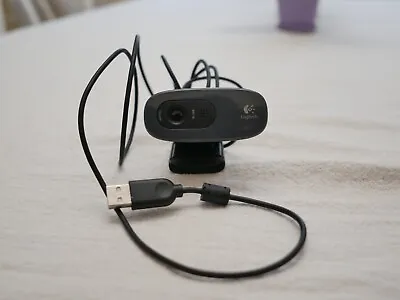 Logitech C270 USB Wired HD Webcam 720p Widescreen Video For PC & MAC • $10