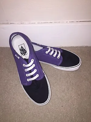 Vans Chukka Low Black And Purple  Unisex - 7.5uk • £28