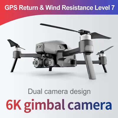 4DRC M1 GPS WIFI FPV RC Drone 2-axis Gimbal 6K HD Camera Quadcopter Brushless • $180.50