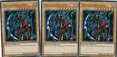 Yugioh  3 X Mikazukinoyaiba  Lckc-en098 Legendary Collection Kaiba Ultra • £2.85