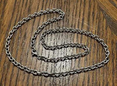 Milor Italy Sterling Silver Cable Link Necklace - 20 - 21 Gr. • $32.49