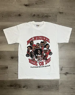 Vintage Rap Tee Caricature Milwaukee Ride Or Die DMX 50 Cent Jay Z LL Cool J Y2K • $95