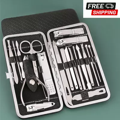 1pc Manicure Set With 19 Pieces Nail Tools For Beauty Care For Home Use NEW • $9.65