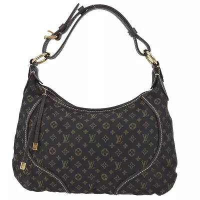 Louis Vuitton Brown Monogram Mini Lin Manon PM Handbag M95621 SP2008 KK30680 • $637.20