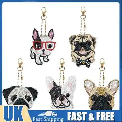 £8.29 • Buy 5D Diamond Painting Keyring Kits DIY Cartoon Animal Keychain Woman Bag Pendant