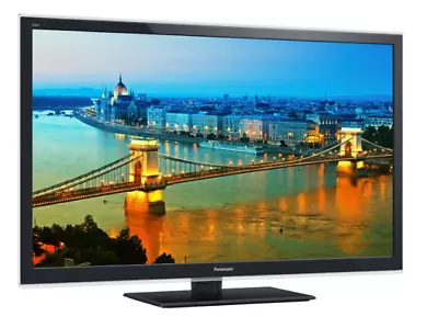 Panasonic TX-L55ET5 55  Inch Full HD 1080p 3D LED TV- Freeview HD - WALL MOUNT • £125