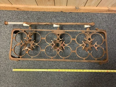 $47.97 • Buy Antique Vintage Cast Iron 3 Burner Metal Gas Stove Grill Outdoor Propane