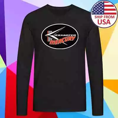 Mercury Outboard IEKHAEFER Logo Long Sleeve Black T-Shirt Size S-5XL • $28.99