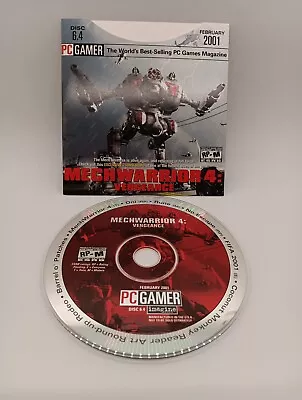 PC Gamer Demo Disc 6.4 February 2001 Mechwarrior 4: Vengeance • $9.95