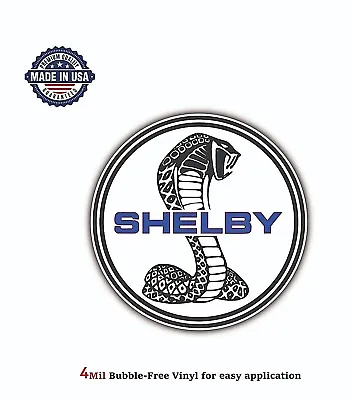 Shelby Cobra Ford Vinyl Decal Sticker Car Truck Bumper 4mil Bubble Free Us Made • $3.89