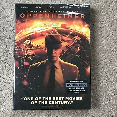 Oppenheimer (DVD 2023 Standard Edition) NEW & Sealed Free Shipping • $13.50