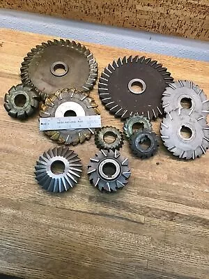 Milling Cutter Steel Gear Cutters Cutting Assorted Lot Of 11 • $100