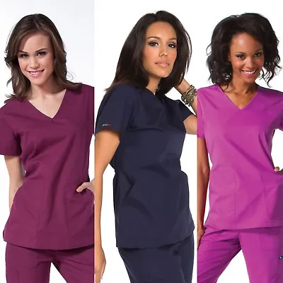 New Ecko Red Women's Nursing Uniform Top Brandy V Neck Elastic Waist #er2112  • $25.99