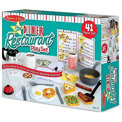 Melissa & Doug Star Diner Restaurant Play Set 41 Pieces • $31.98