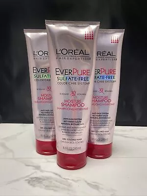 3 Pack Loreal Ever Pure Rosemary No Sulfate Color Care Moisture Shampoo 8.5oz DB • $22.99